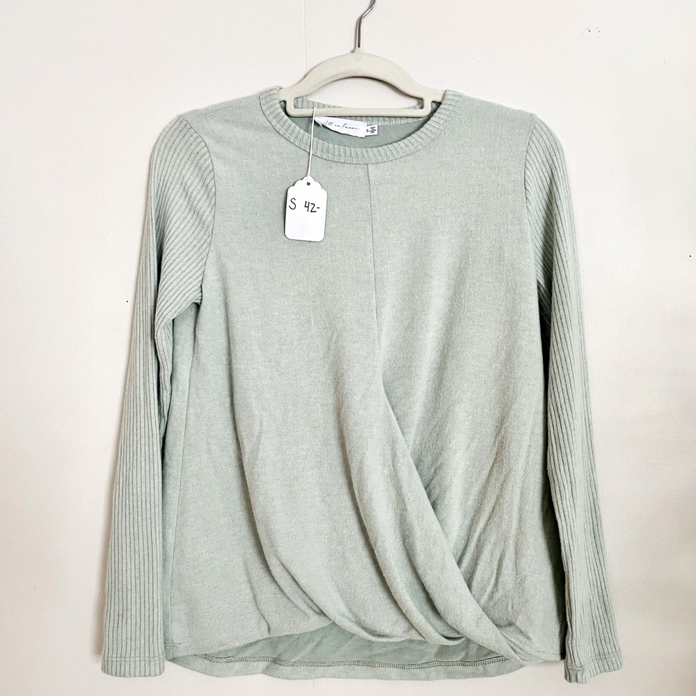 Mint green sweater